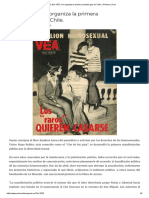 22 Abril 1973_ Se Organiza La Primera Protesta Gay en Chile. _ Primera Línea