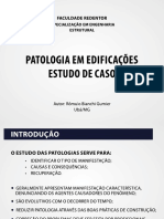 Patologia em Estrutura de Concreto Armado - Estudo de Caso