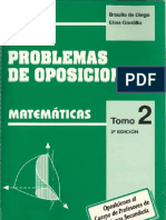 Braulio de Diego - Problemas Oposiciones Matemáticas Vol.2 (81-87) PDF