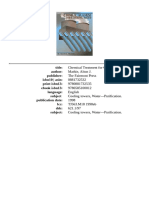 Chemical Treatment For Cooling Water