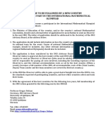 InvitationIMO PDF