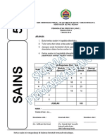 Skema Pemarkahan Peningkatan Prestasi Mac Tingkatan 3 Ujian 1 2018 Sains