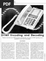 DTMF Encoding and Decoding