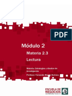 Lectura - Estrategias y Diseños de Investigación 2013