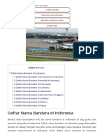 Daftar Nama Bandara Di Indonesia Beserta Letaknya Lengkap 34 Provinsi