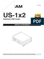 Manual Tascam US-1x2 RM VA