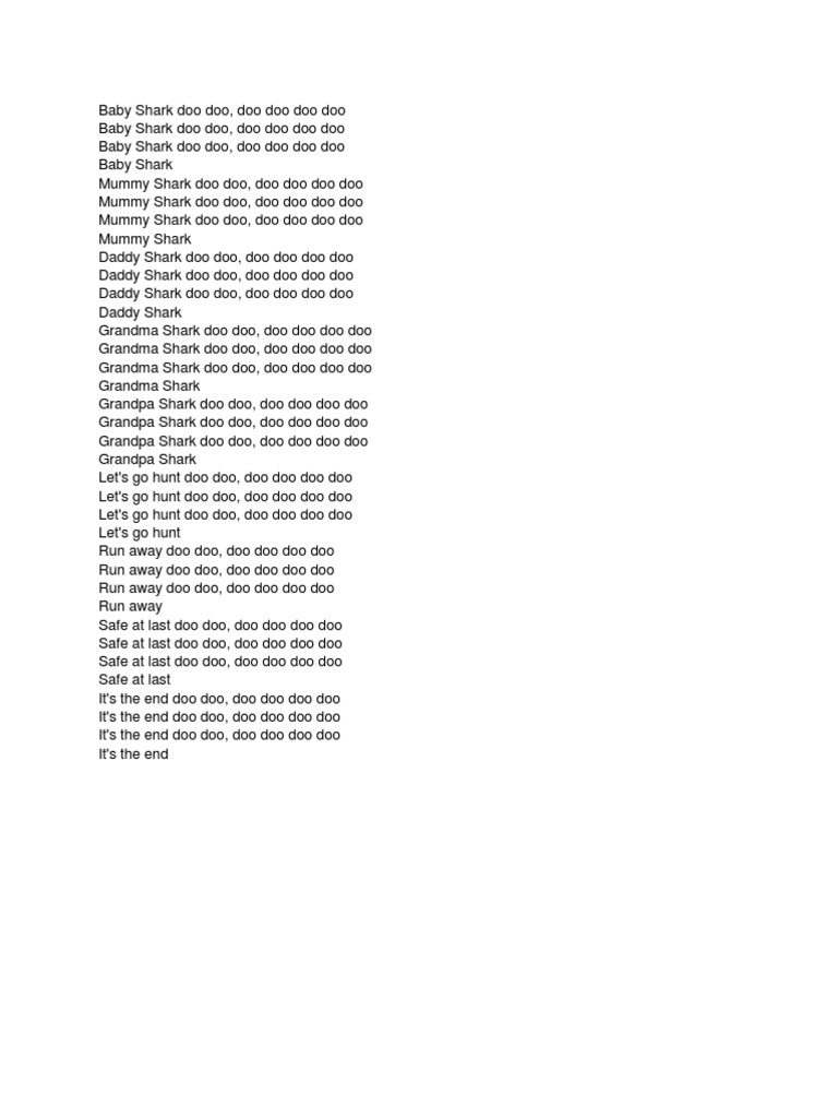 Baby SHark Lyrics.docx