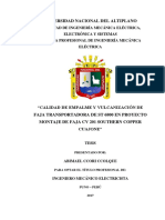 Calidad de Empalme y Vulcanizacion de Faja Transportadora de St 6800 en Proyecto Montaje de Faja Southern Copper Cuajone - Copia