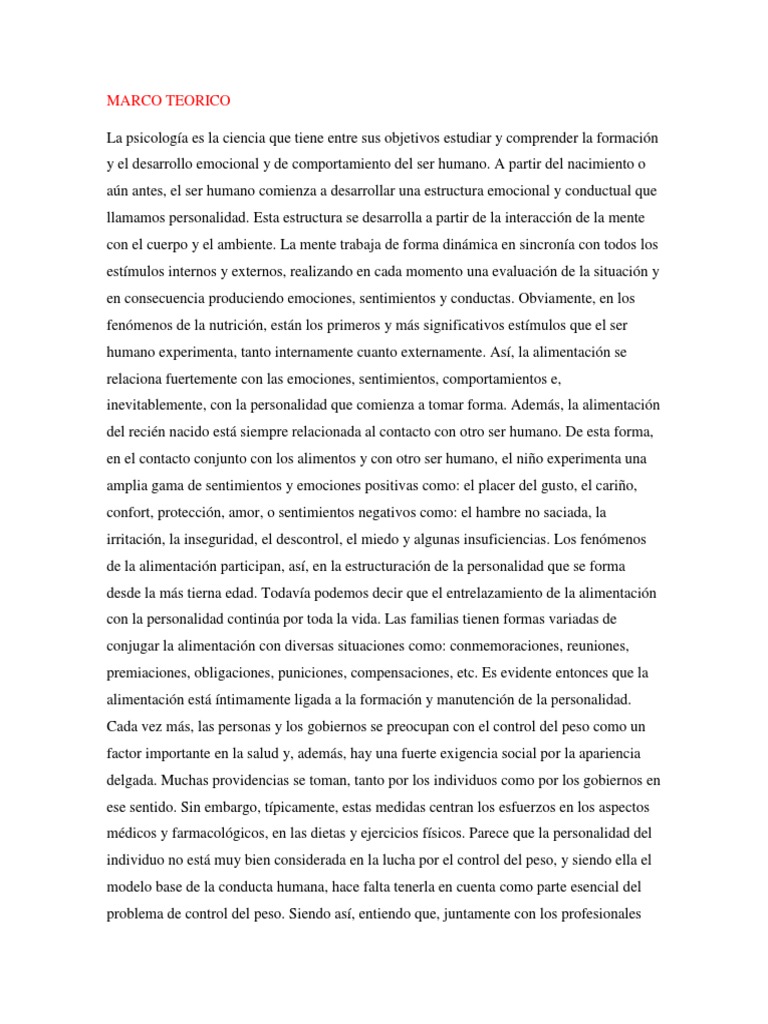 Marco Teórico de las Emociones | PDF | Las emociones | Cerebro