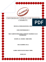 Alimentacion Saludable Nutricion y Seguridad en El Consumidor