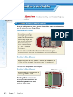 Writing Equations in One Variable 7.1: Example