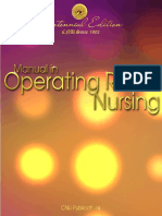 Manual in Operating Room Nursing 2011
