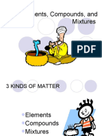 Elements Compounds Mixtures