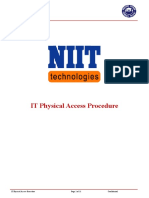 MSTD IT Physical Access Procedure ISMS 101 NTL