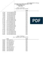 Moco Champs - Schedule