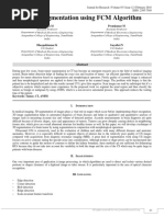 IMAGE SEGMENTATION USING FCM ALGORITM | J4RV3I12021