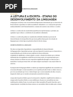 Etapas Do Desenvolvimento Da Linguagem