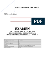 Model Structura Si Date de Identif Proiect 2018 AMG