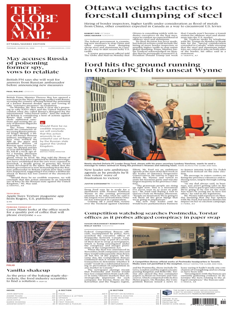 What Is The Tsx Doing Today Globe And Mail
