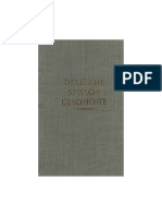 Deutsche Sprachgeschichte Von Hugo Moser, 1955