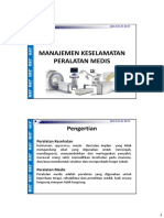 Manajemen Keselamatan Peralatan Medis Rev 01