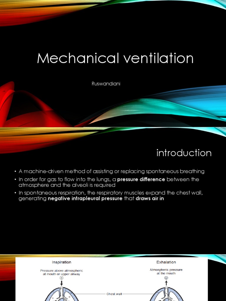 Overview of Mechanical Ventilation Techniques | PDF | Lung | Respiration