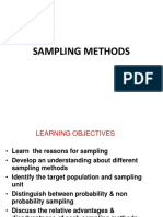 Sampling Methods