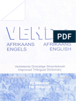 (P.J. Wentzel, T.W. Muloiwa) Venda-Afrikaans-En