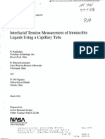 Interfacial Tension Measurement Using A Capillary Tube