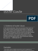 OUsTer CLauSe