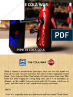 The Cola War: Pepsi Vs Coca-Cola