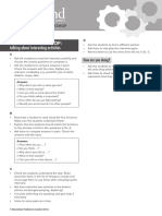 OpenMind 1 Unit 4 Speaking Workshop Teacher's Notes