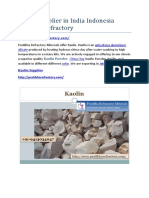 Kaolin Supplier in India Indonesia Pratibha Refractory