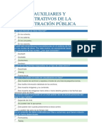 Test de Auxiliares y Administrativos de La Administración Pública