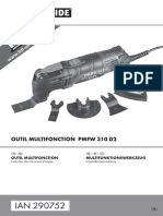 Outil Multifonction PMFW 310 D2