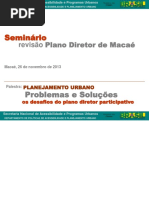 Planejamento Urbano e Plano Diretor - Carolina Baima