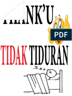 Thank'U: Tiduran