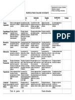 Debate Rubric