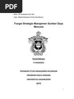 Download Fungsi Strategis Manajemen Sumber Daya Manusia by fendee SN37856197 doc pdf