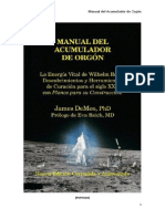 Manual Del Acumulador de Orgón James DeMeo Tercera Edición