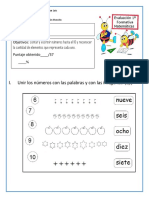 Prueba 1° Contar Numeros Hasta 10