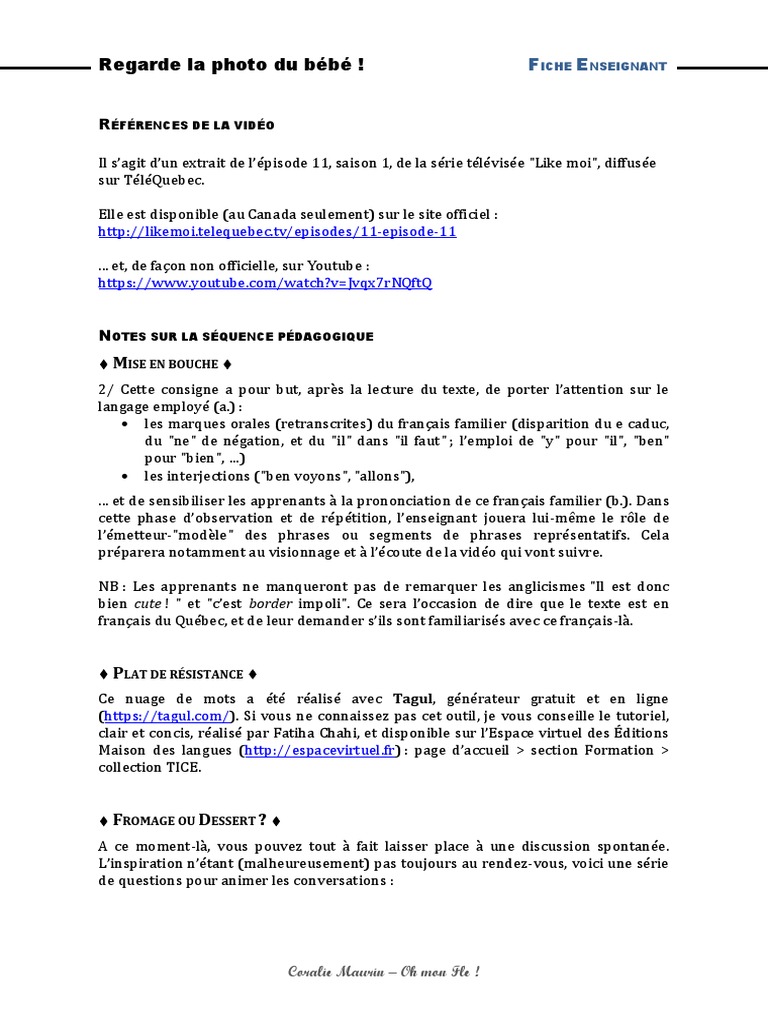 Likemoi C1 C2 Enseignant Pdf Langue Francaise