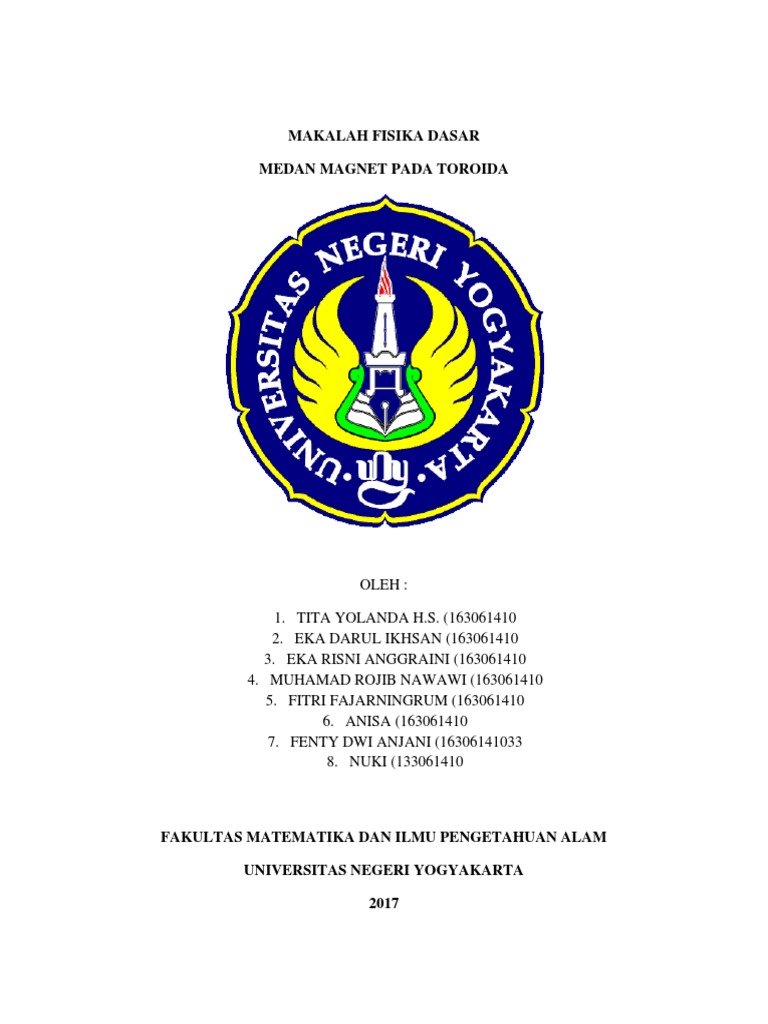 Induksi Magnetik Pada Solenoida Dan Toroida Bagikan Contoh