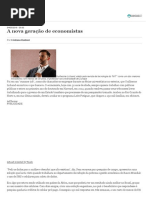A Nova Geração de Economistas