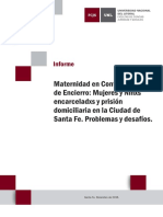 Informe Mujeres Prision y Arresto Domiciliario