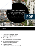 I Jornadas de Derecho Urbano de Ecuador Quito, 21 de julio de 2014