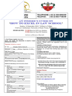 Registration Form - How To Excel in Law School (UST