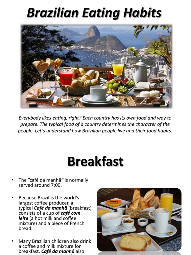 Brazilian Eating Habits - Ana | PDF