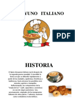 DESAYUNO ITALIANO Hist