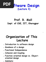 Software Design (Lecture 4)